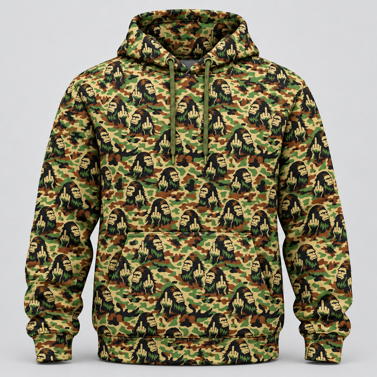 Bigfoot hunting Fuck Hoodie
