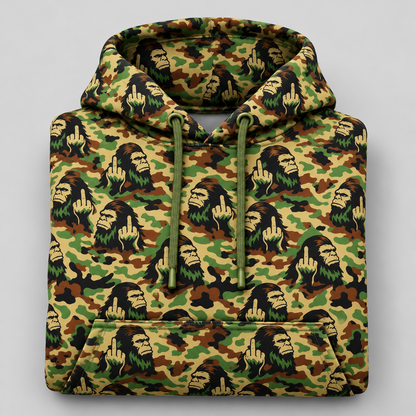 Bigfoot hunting Fuck Hoodie