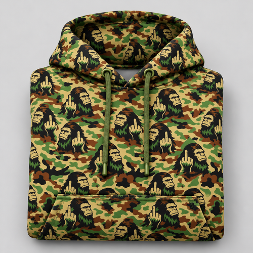 Bigfoot hunting Fuck Hoodie