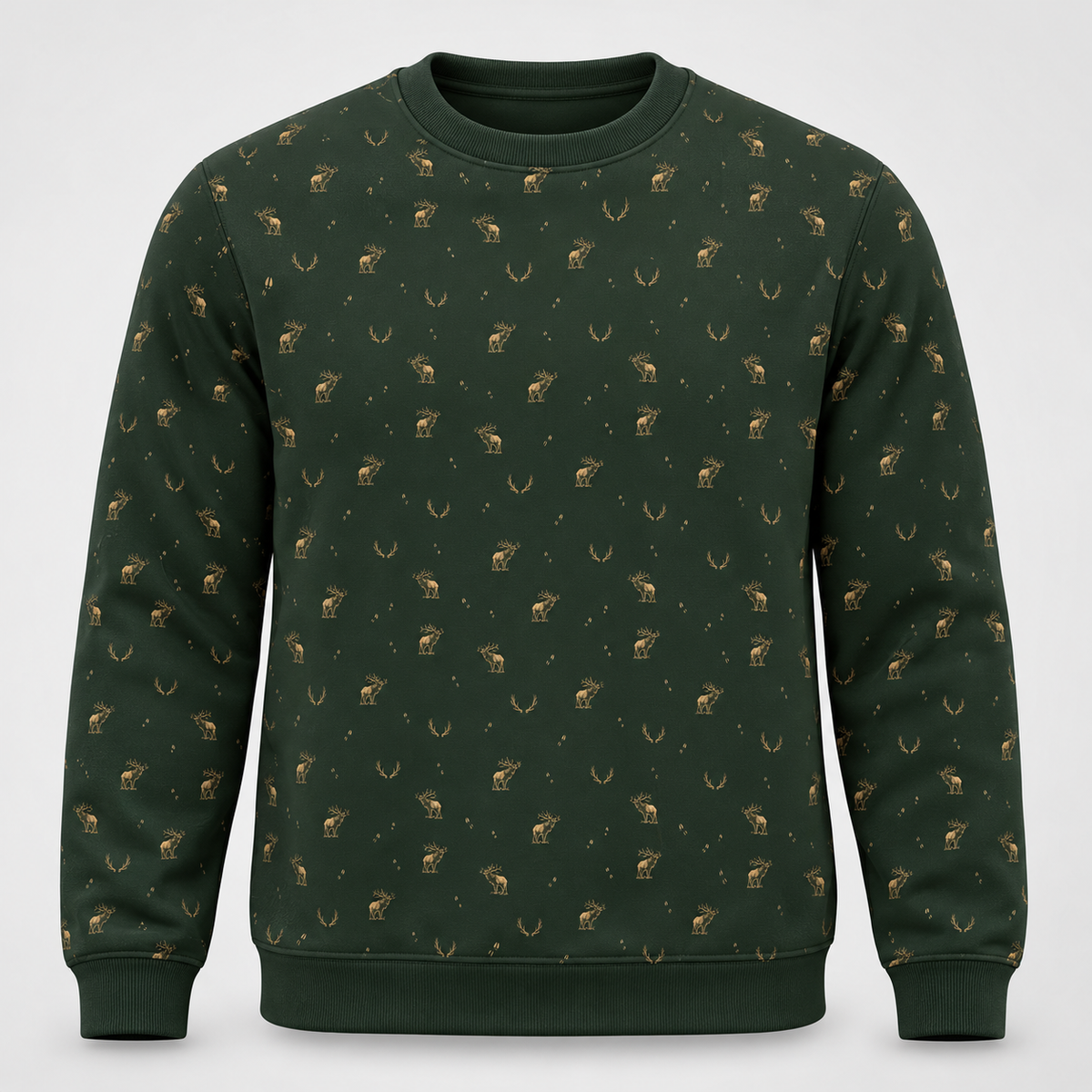 Elk hunting whitetail heritage Xmas Hoodie