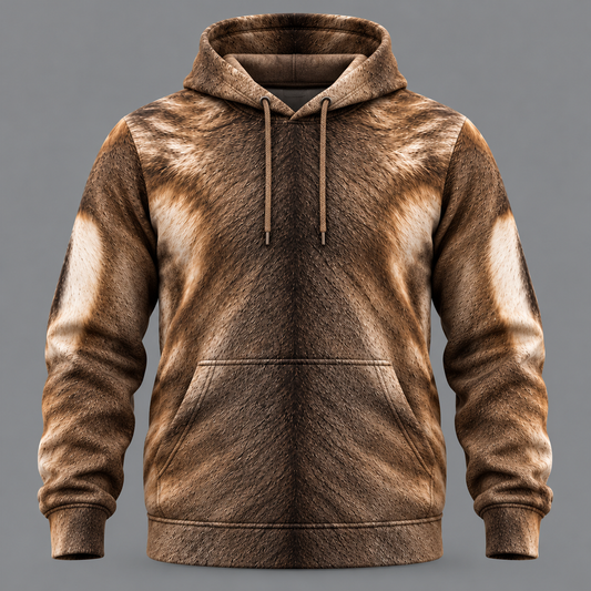 Mule Deer Pattern Hunting Hoodie