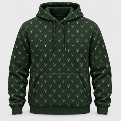 Deer Skull Hunting Pattern Hoodie VC1710