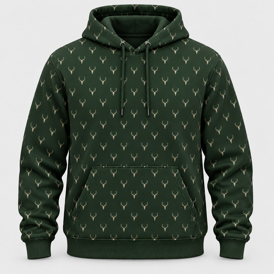 Deer Skull Hunting Pattern Hoodie VC1710