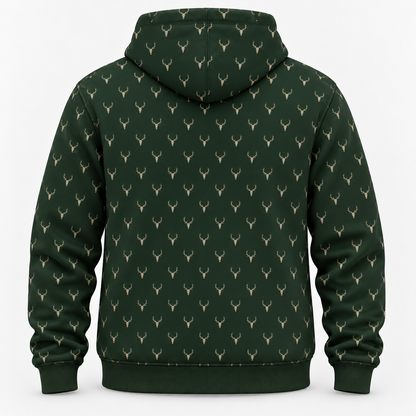 Deer Skull Hunting Pattern Hoodie VC1710