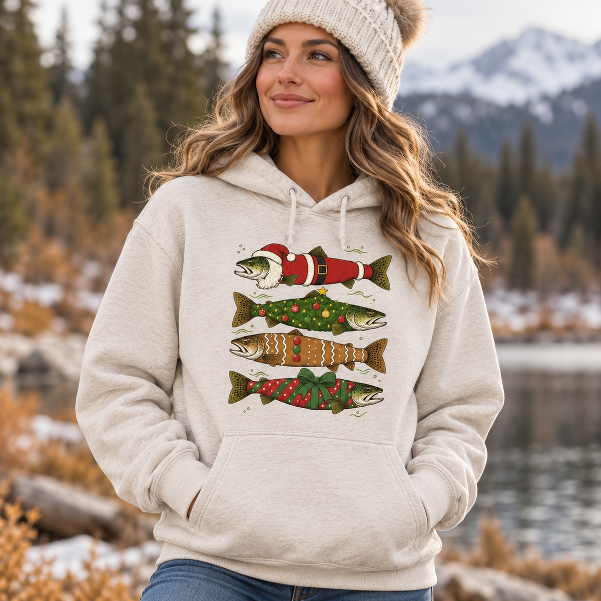 Fishing trout hunting Season Hoodie