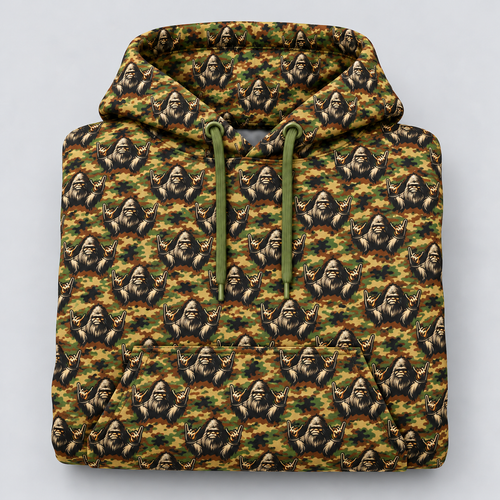 Bigfoot pattern hunting Hoodie