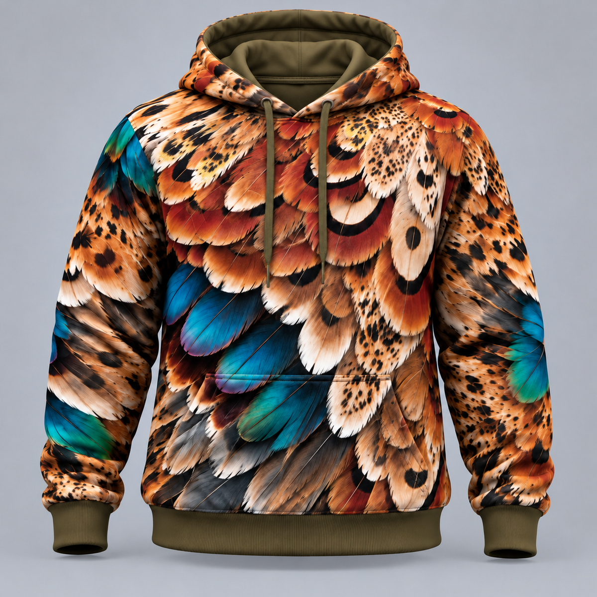 Pheasant feather pattern hunting Hoodie