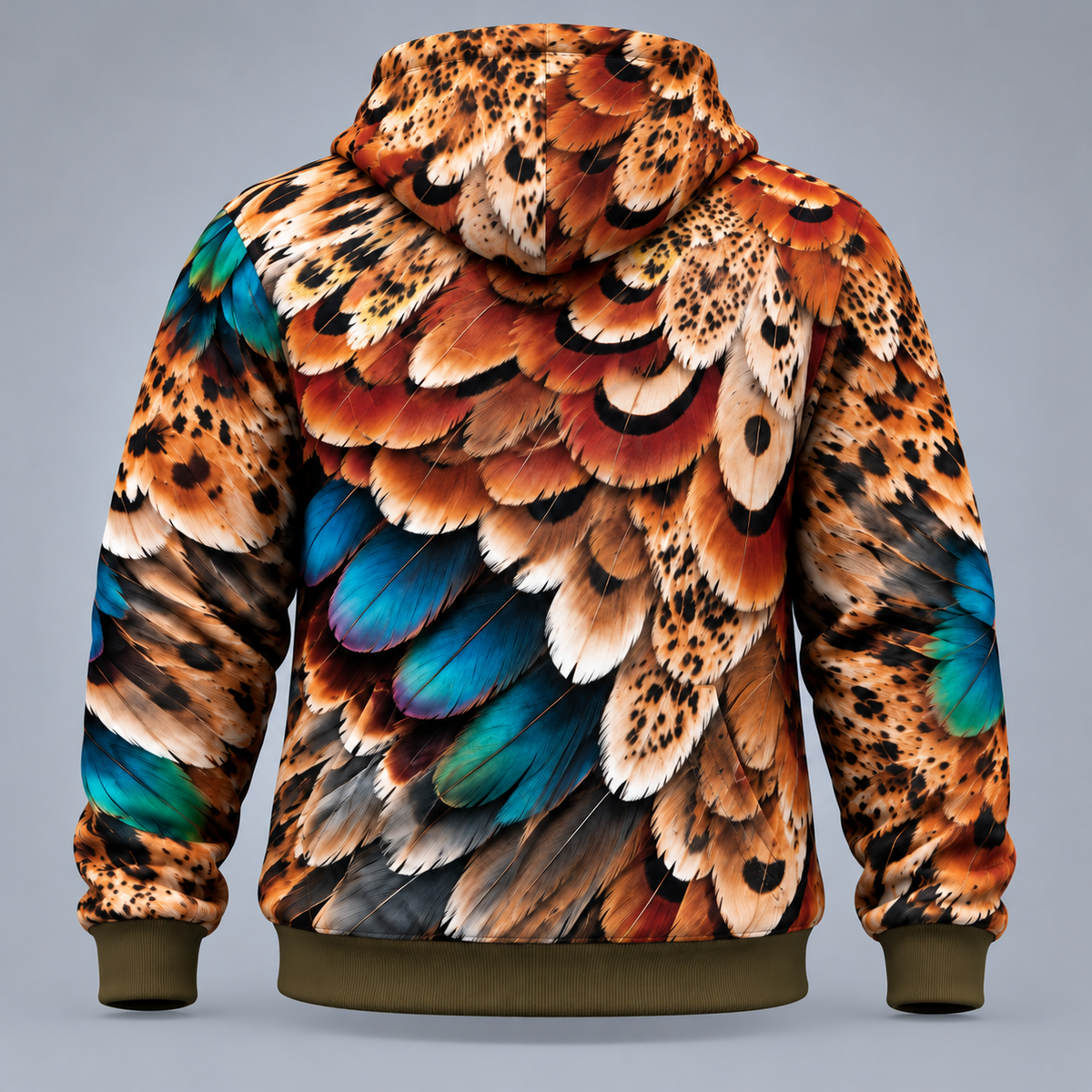 Pheasant feather pattern hunting Hoodie