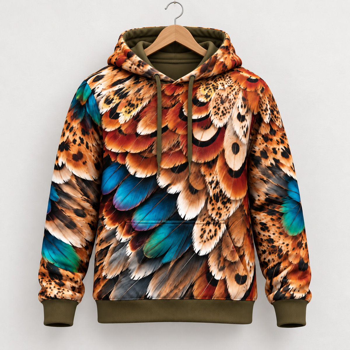 Pheasant feather pattern hunting Hoodie