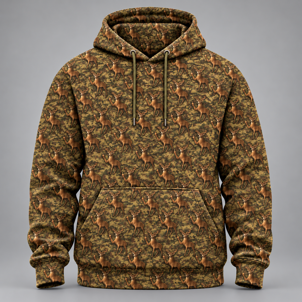 Mule Deer hunting Fuck Hoodie
