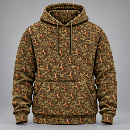 Mule Deer hunting Fuck Hoodie