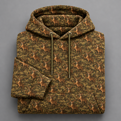 Mule Deer hunting Fuck Hoodie