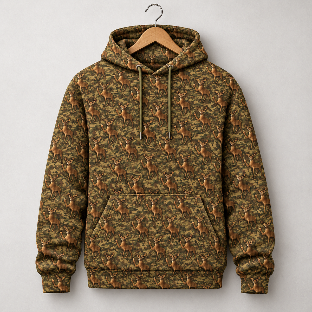 Mule Deer hunting Fuck Hoodie