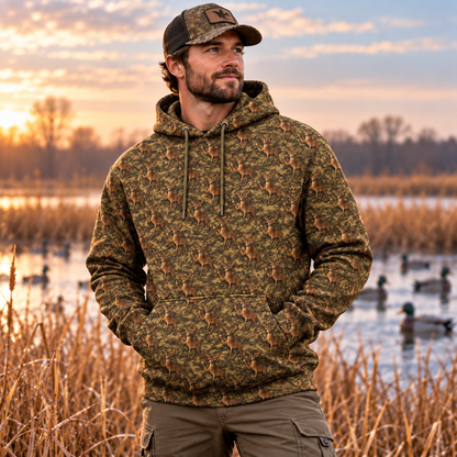 Mule Deer hunting Fuck Hoodie