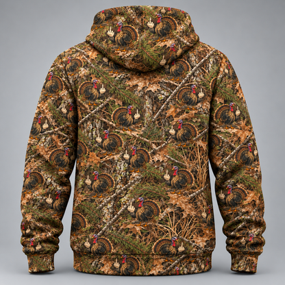 Turkey hunting Fuck Hoodie