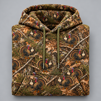 Turkey hunting Fuck Hoodie