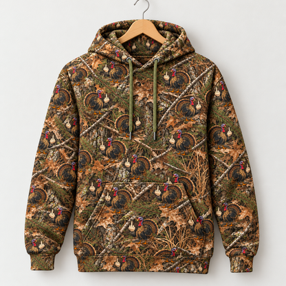 Turkey hunting Fuck Hoodie
