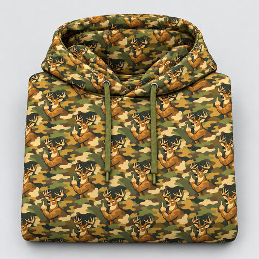 Deer hunting Fuck Hoodie