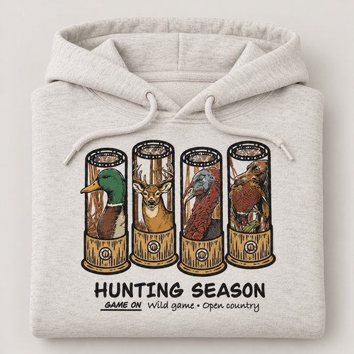 Hunting Season Duck Deer Turkey Hoodie