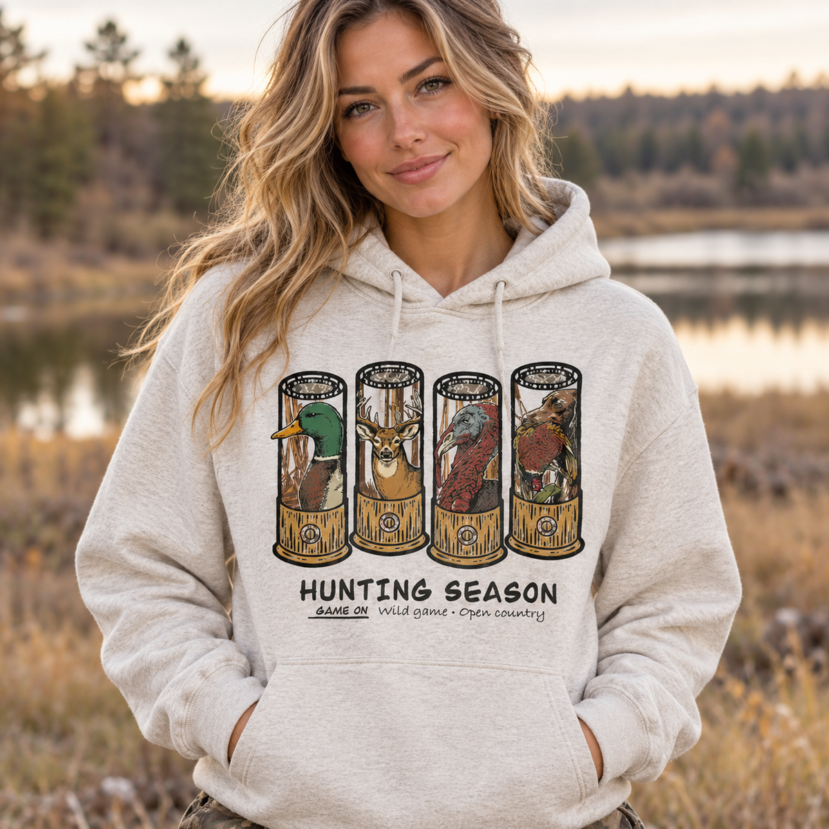 Hunting Season Duck Deer Turkey Hoodie