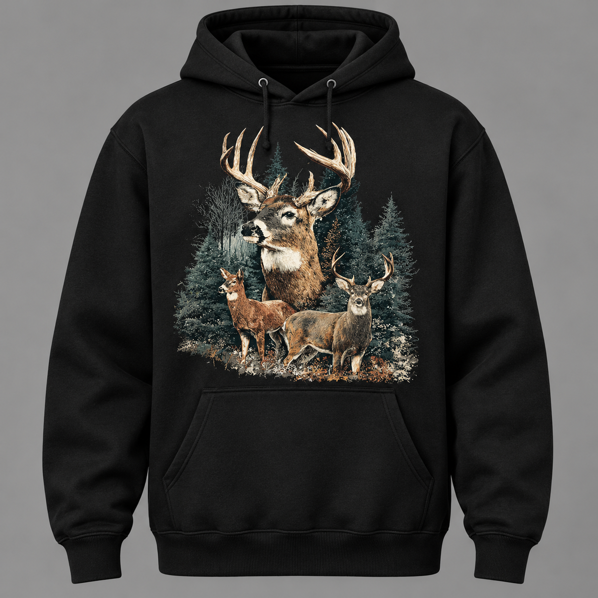 Vintage Deer Hunting Hoodie