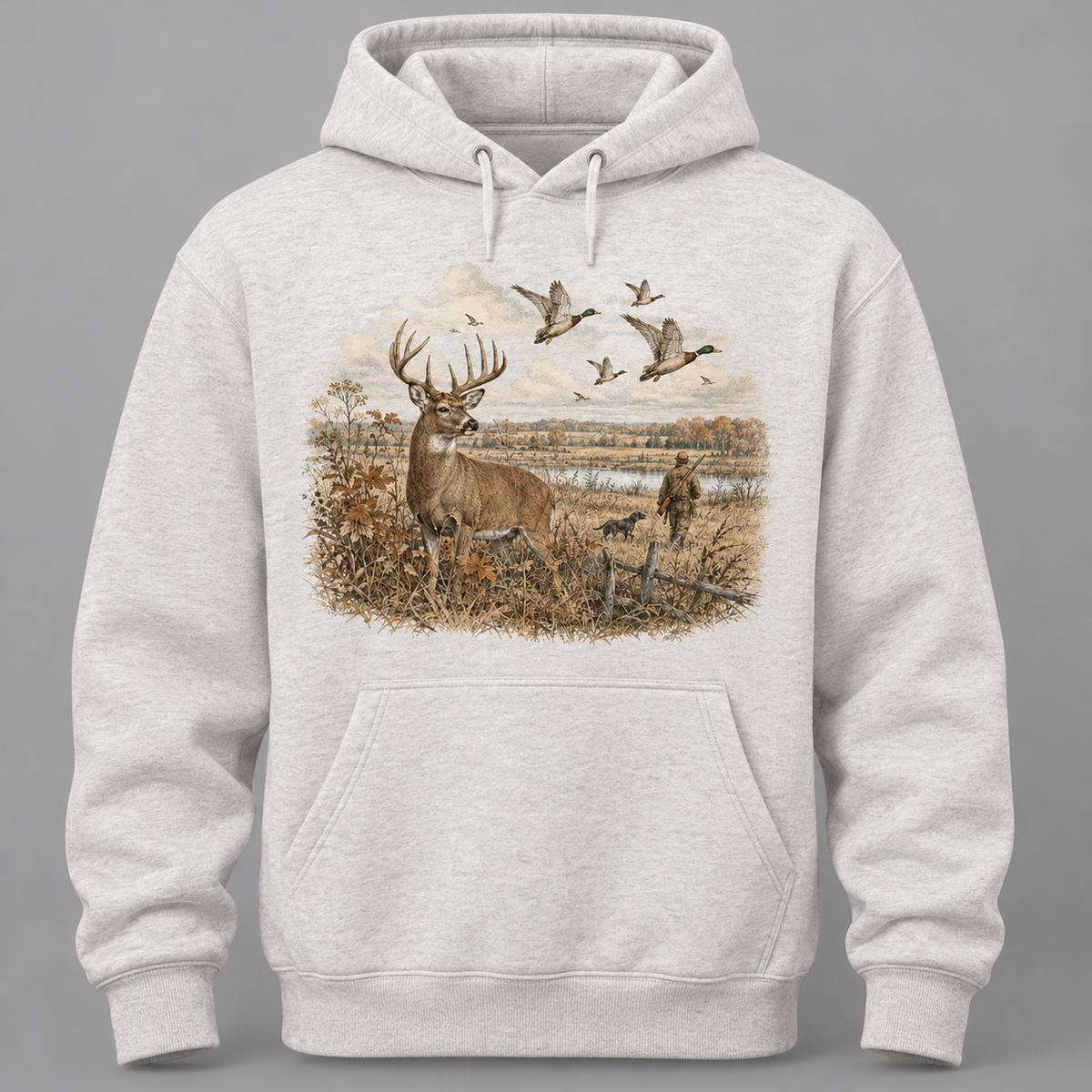 Whitetail Buck & Waterfowl Hunter hoodie
