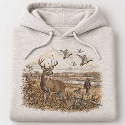 Whitetail Buck & Waterfowl Hunter hoodie