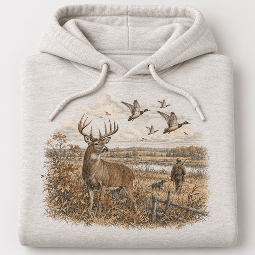 Whitetail Buck & Waterfowl Hunter hoodie