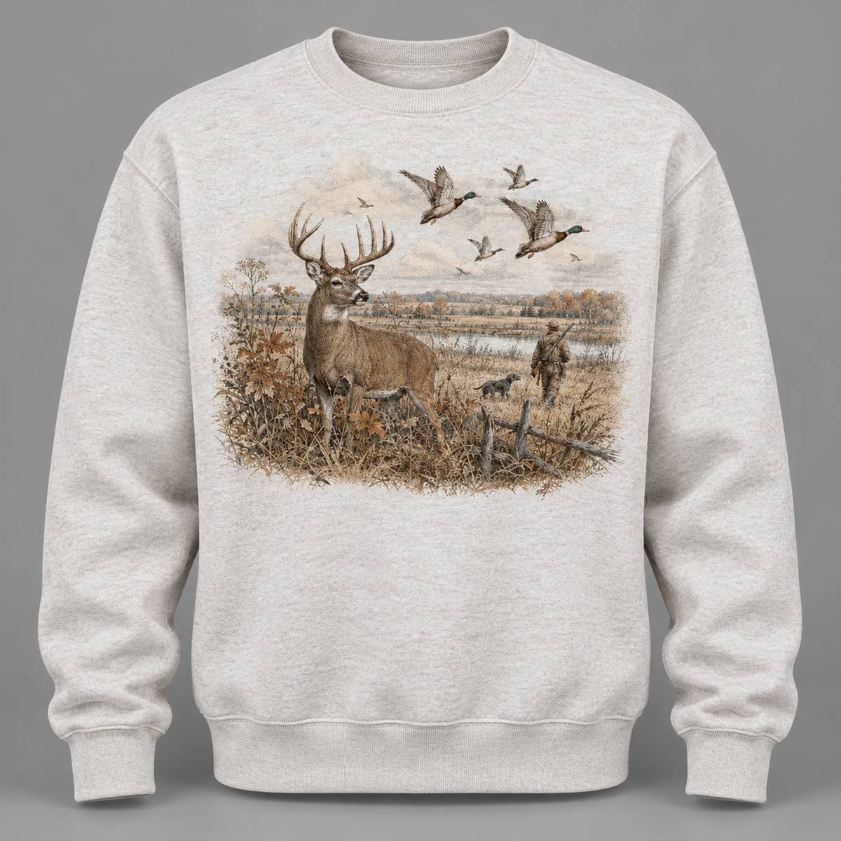 Whitetail Buck & Waterfowl Hunter hoodie
