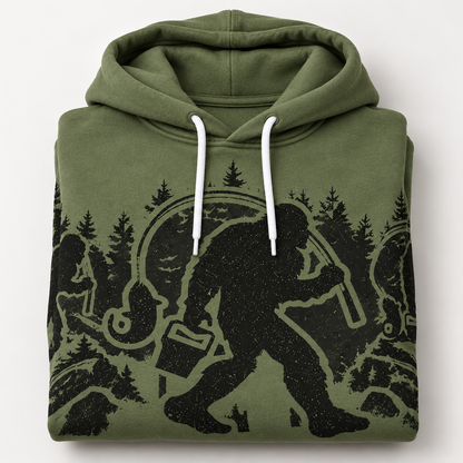 Bigfoot Fishing Hoodie- VC2112