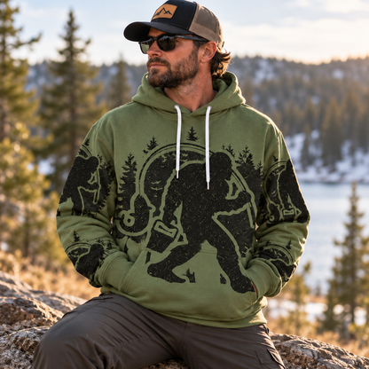 Bigfoot Fishing Hoodie- VC2112