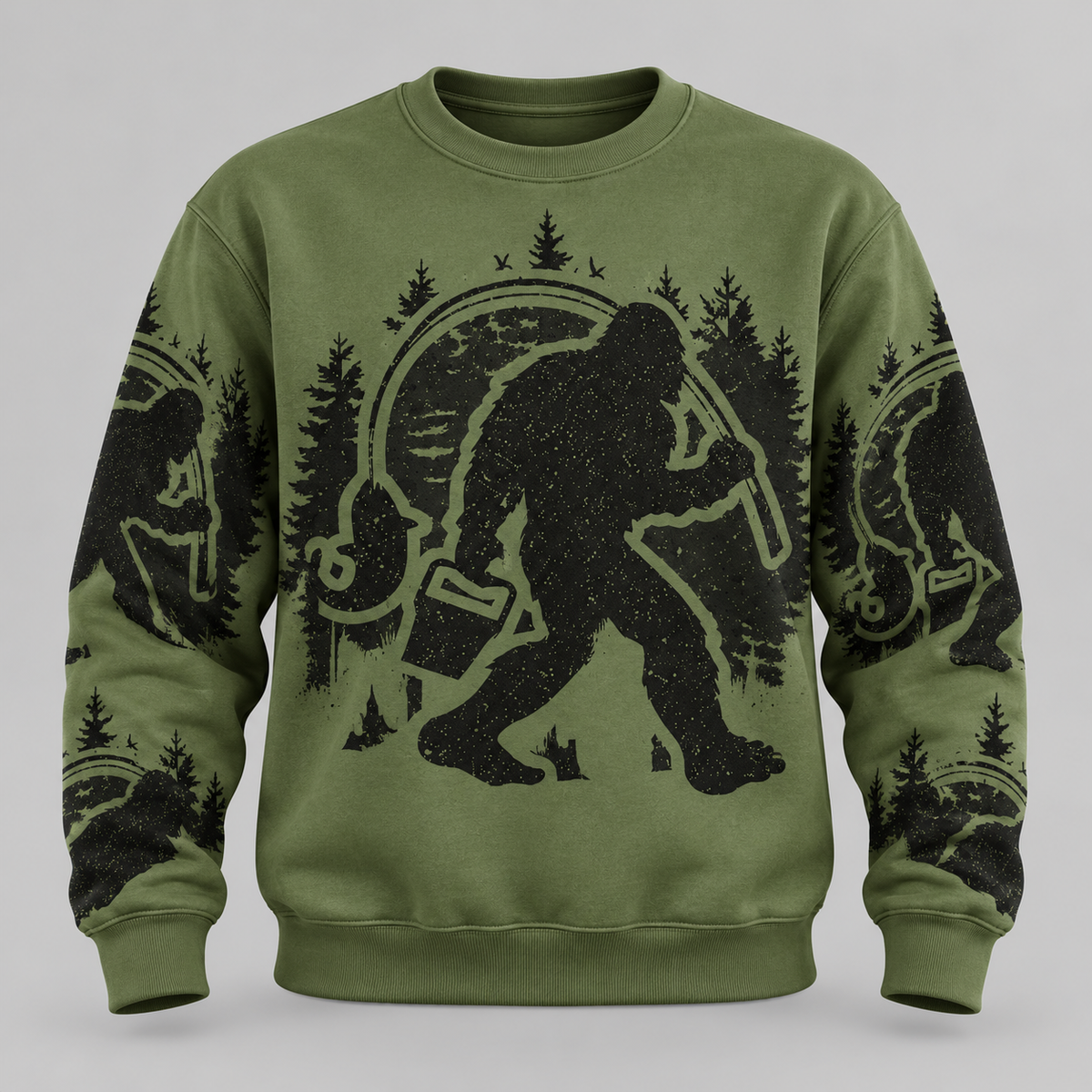 Bigfoot Fishing Hoodie- VC2112