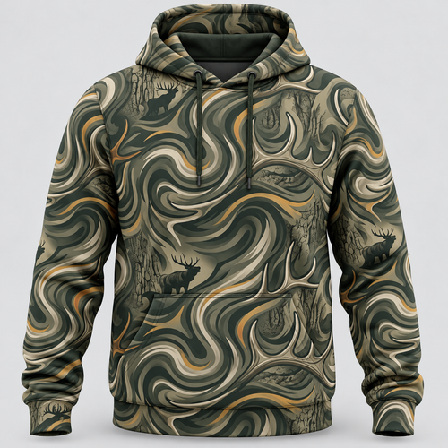 elk Hunting Swirl Camo VC26103