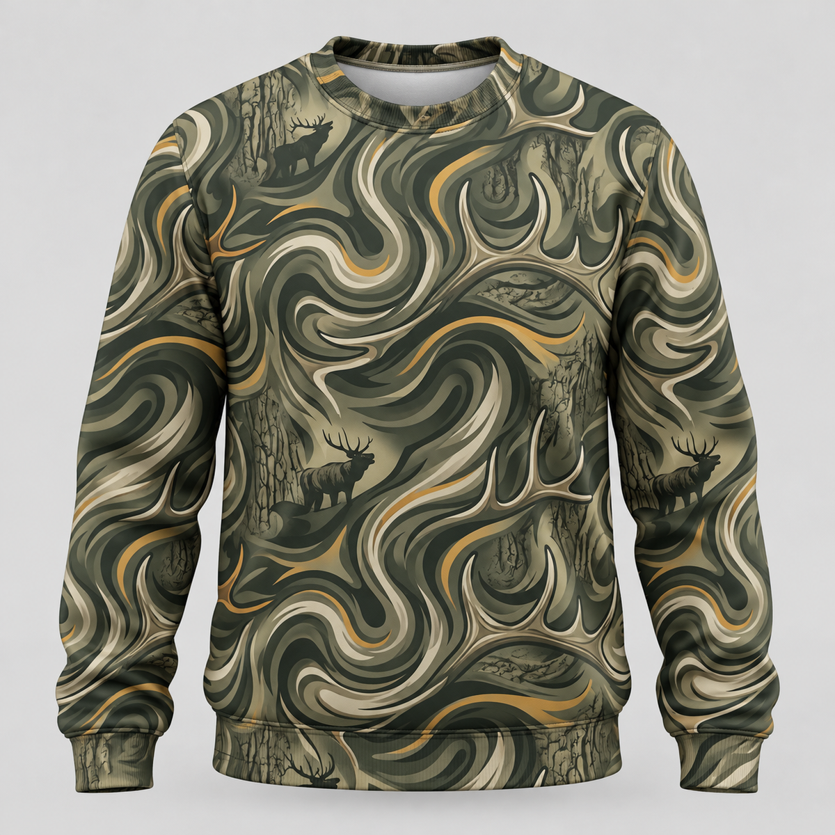 elk Hunting Swirl Camo VC26103