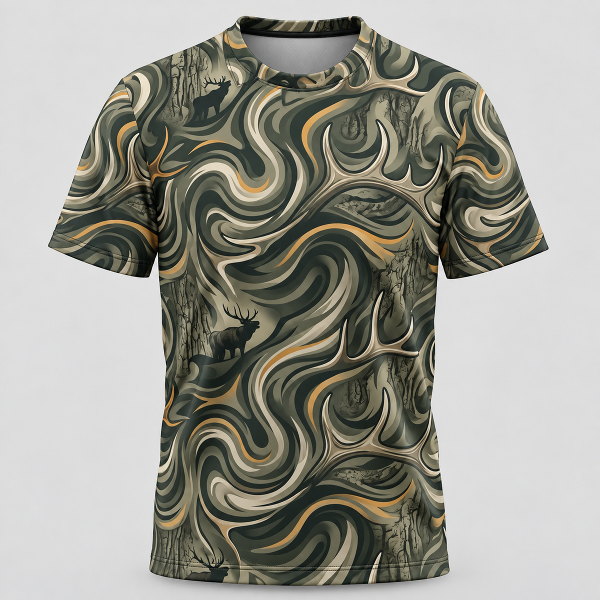 elk Hunting Swirl Camo VC26103