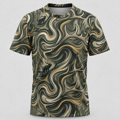 elk Hunting Swirl Camo VC26103