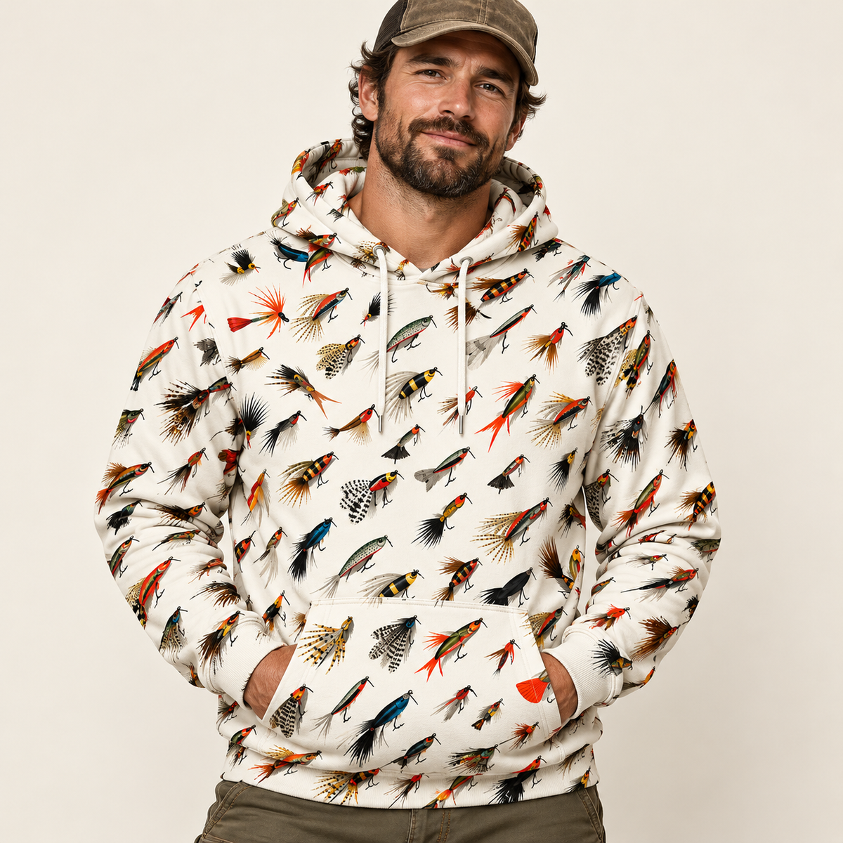 Fishing Camo Hoodie VC26105