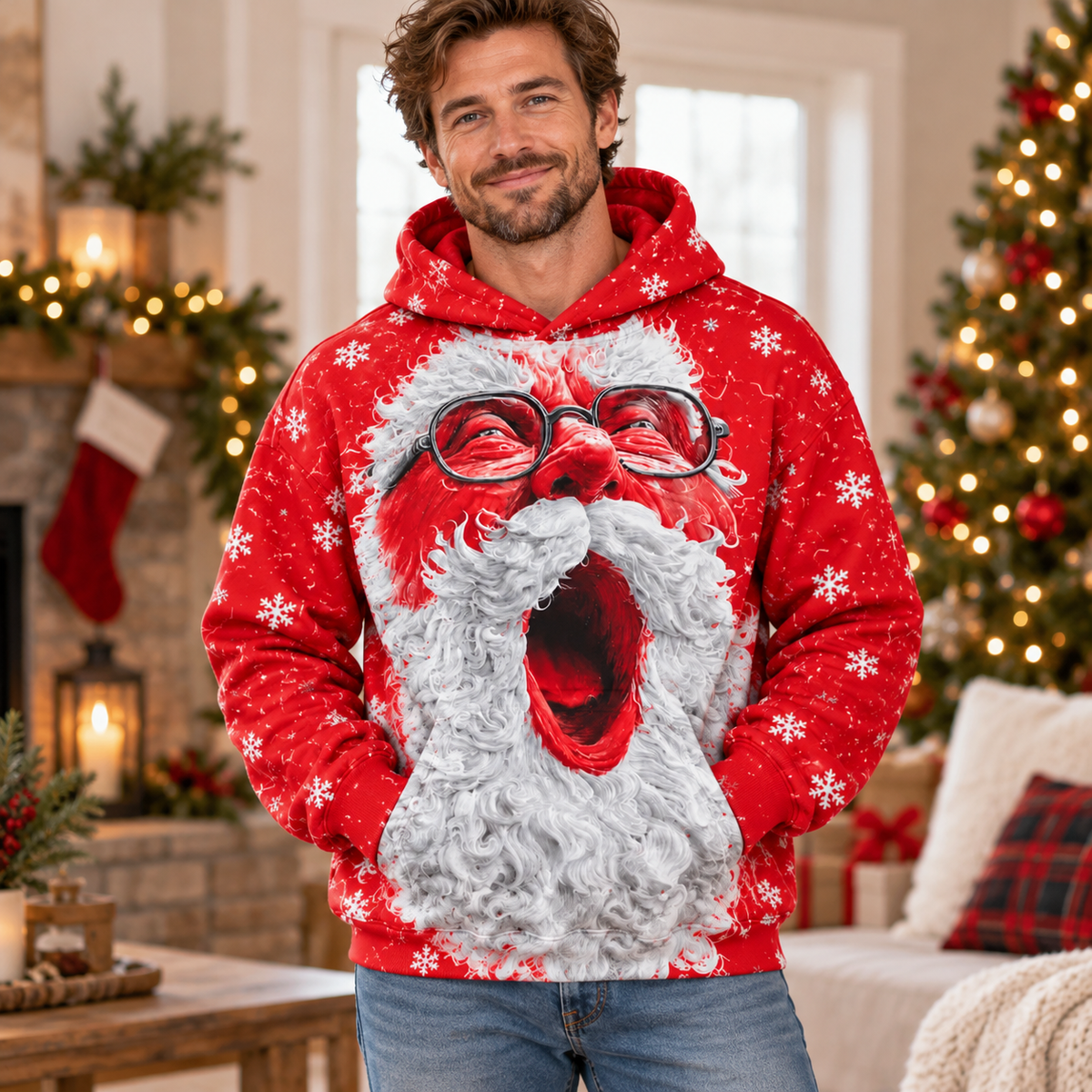 Santa christmas Cosplay Hoodie VC26107