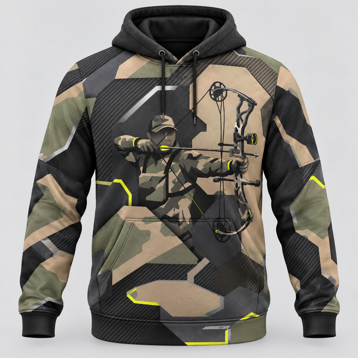 bow archer Hunting Camo Hoodie VC271002