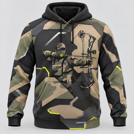 bow archer Hunting Camo Hoodie VC271002