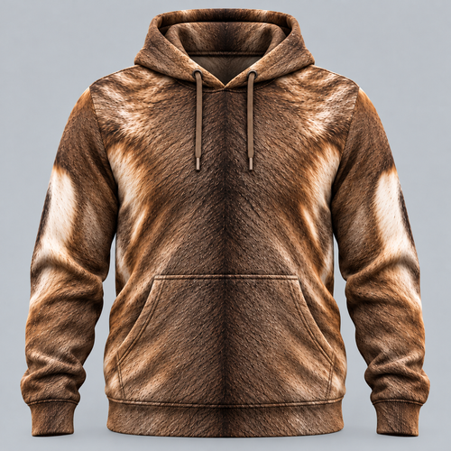 Mule Deer fur Hunting Camo Hoodie VC271004