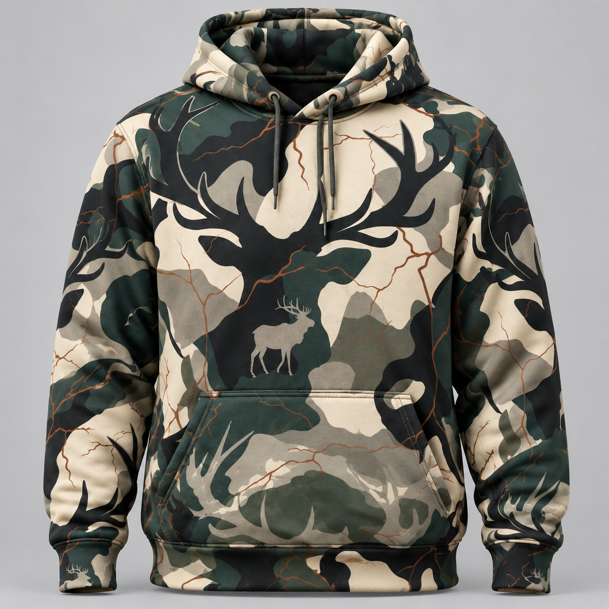 Mule Deer Camo Hunting Hoodie VC271014