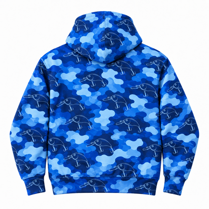 Fishing Pattern Camo Hunting Hoodie