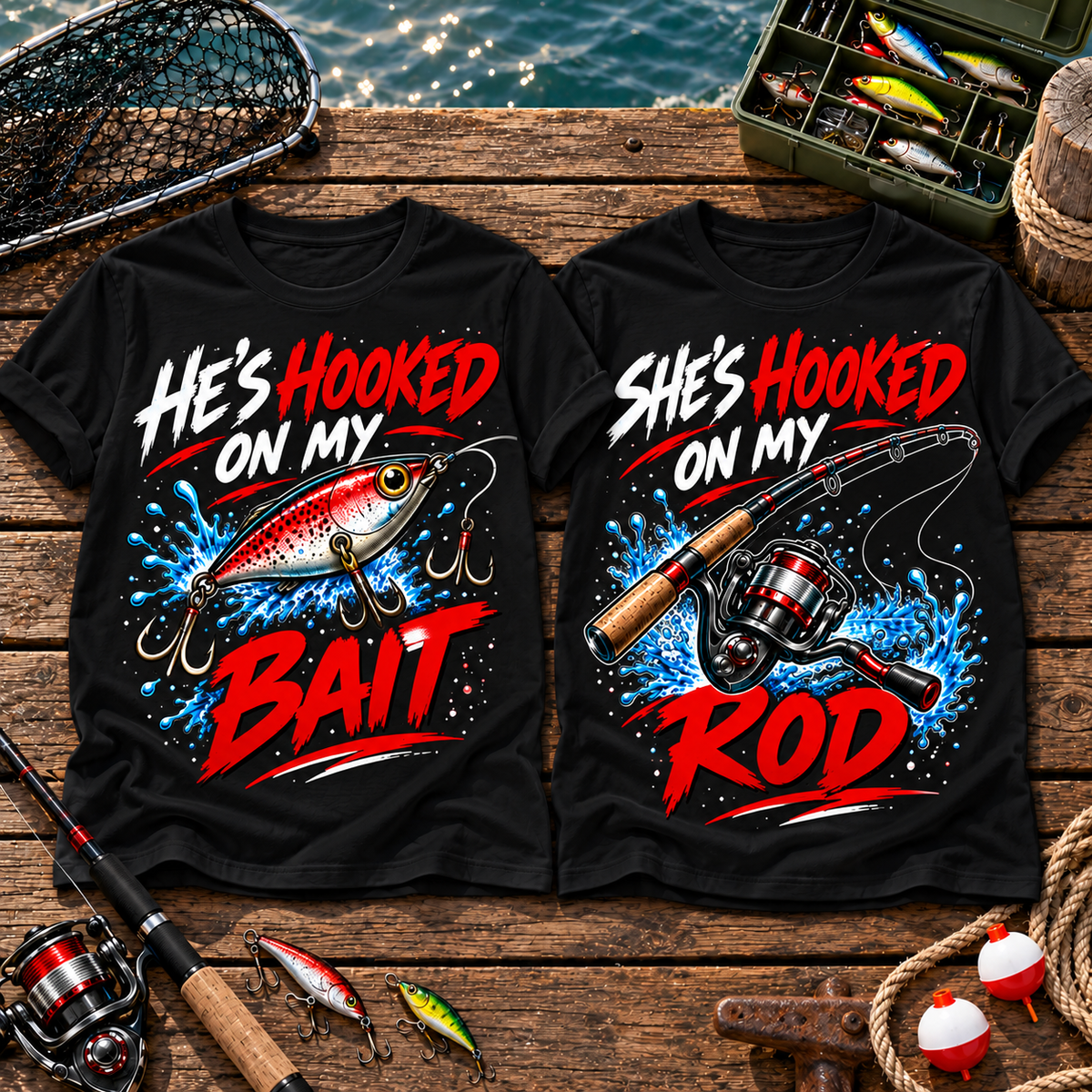 Fishing On Outdoor Cotton T-Shirt NL10073