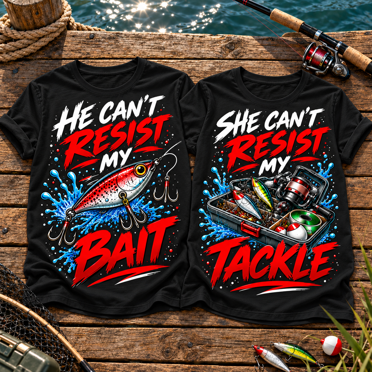 Fishing On Outdoor Cotton T-Shirt NL10074