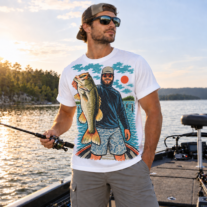 Fishing On Outdoor Cotton T-Shirt NL10082