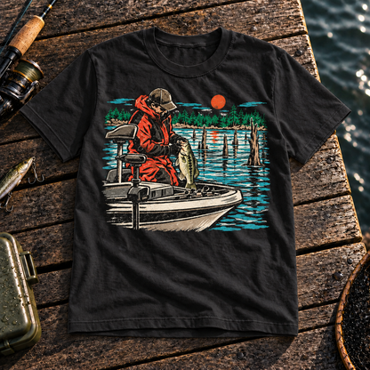 Fishing On Outdoor Cotton T-Shirt NL10083