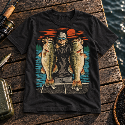 Fishing On Outdoor Cotton T-Shirt NL10081