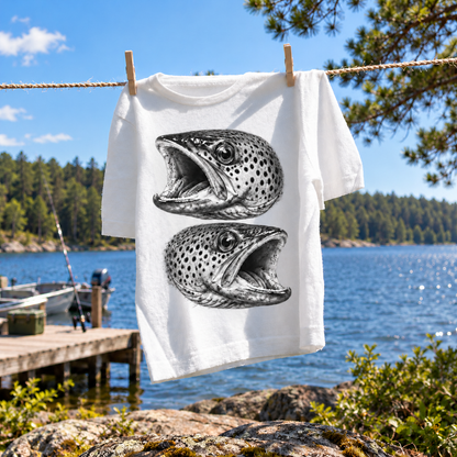 Fishing On Outdoor Cotton T-Shirt NL10078