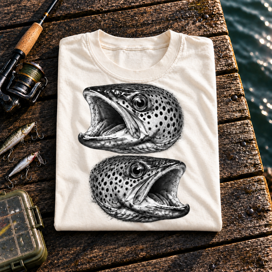 Fishing On Outdoor Cotton T-Shirt NL10078